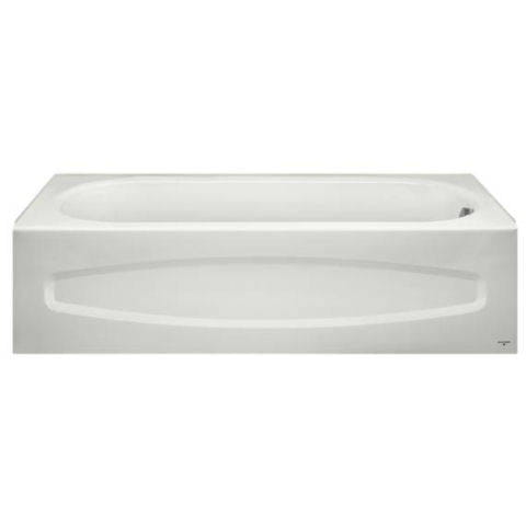 Colony 5x30 Inch Integral Apron Bathtub Above Floor Rough Right-hand Outlet with Slip Resistant Foor and Sound Deadening
